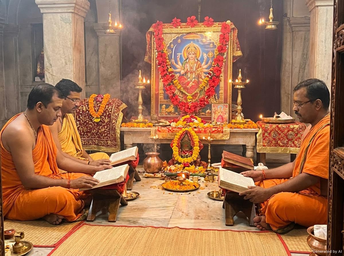 दुर्गा सप्त शती पाठ — 9 पाठ