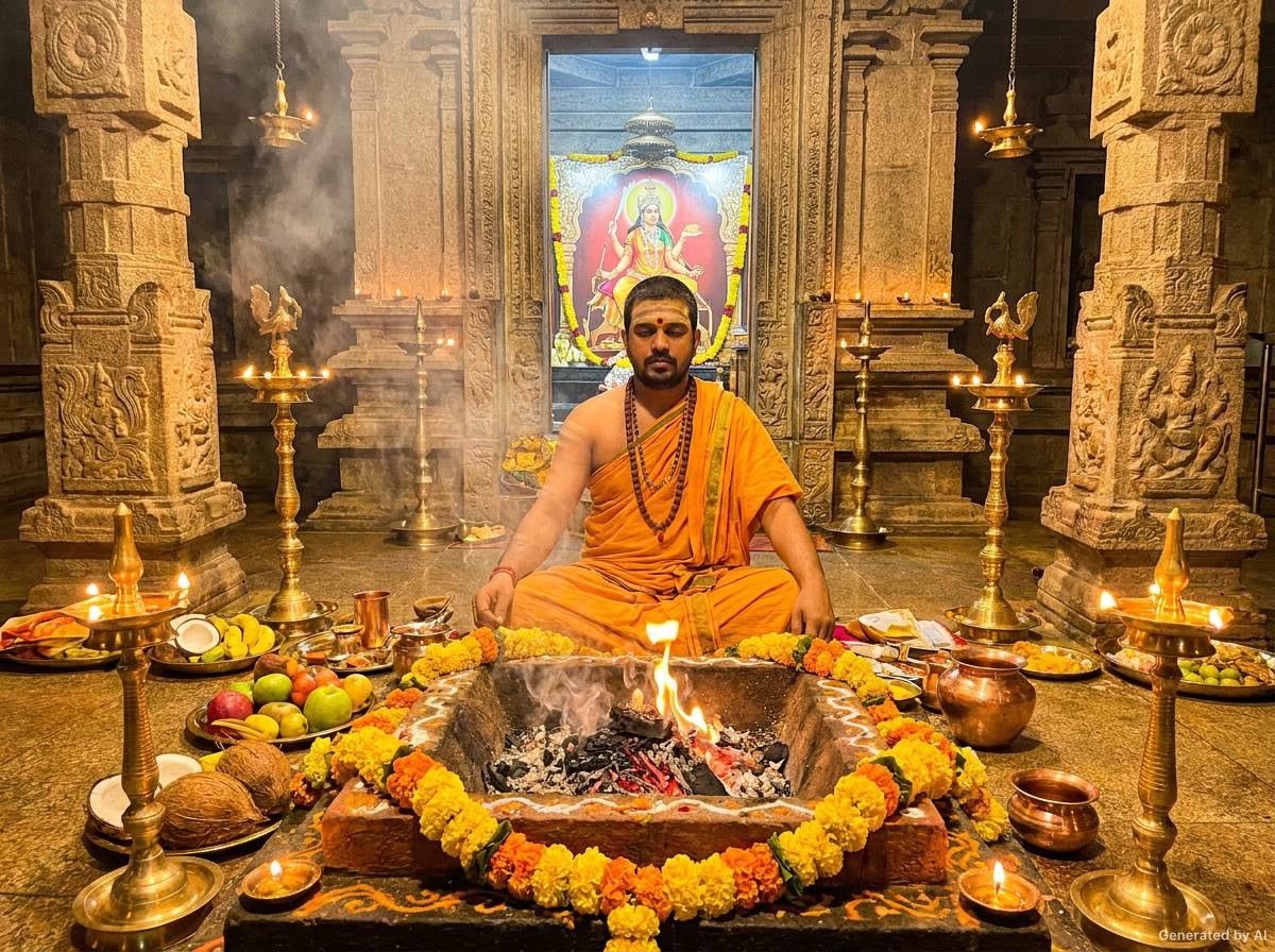 श्री बंगलामुखी हवन
